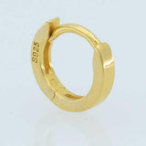 14k Gold-Plated Sterling Silver Huggie (Pair)