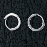 Sterling Silver Huggie 6mm