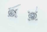 Sterling Silver Earring 5 mm in diameter