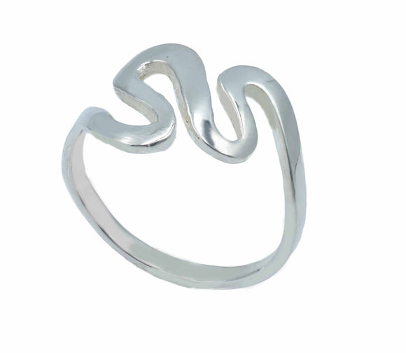 Sterling Silver wave ring